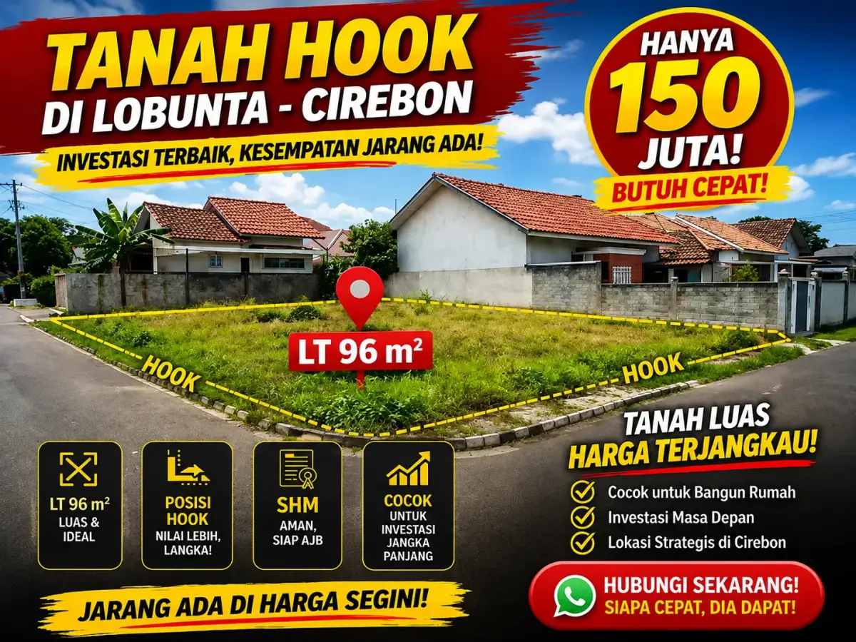Jual Rumah Dekat CitraLand Cirebon – Banjarwangunan, Mundu, Lokasi Strategis & Potensial